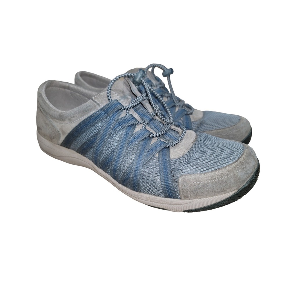 Dansko Henriette Women's Gray Slip On Leather Sneaker Shoes Sz EU 39 / US 8.5 -9